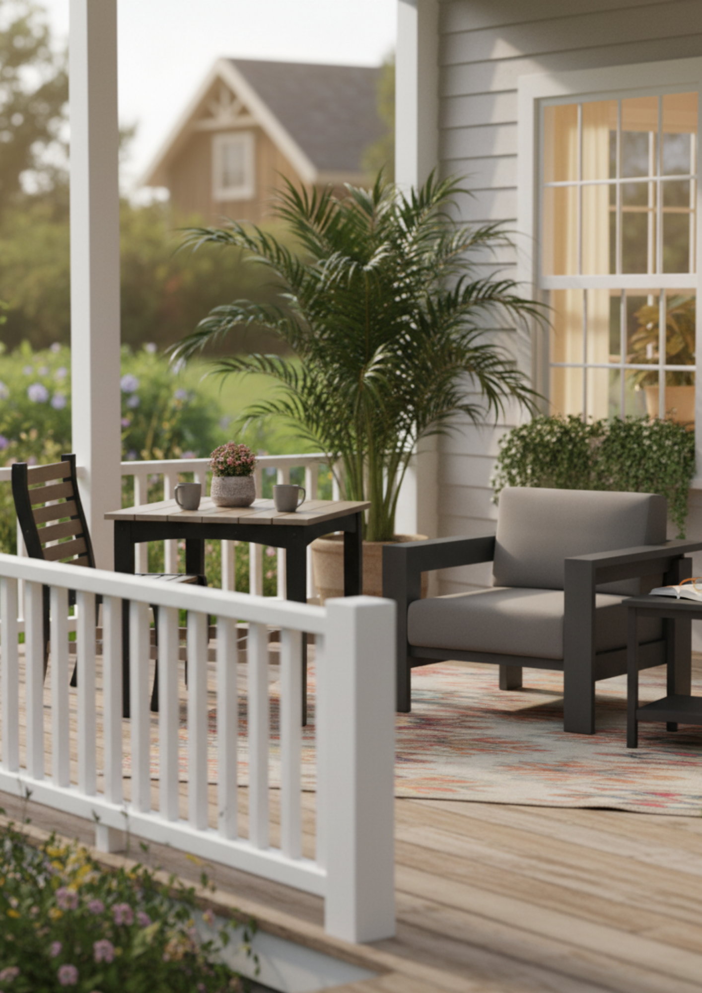 Terrace Club Chair with Cushions